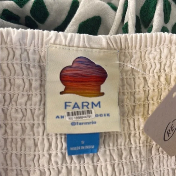 FARM Rio Tropical Green and White Dress - Picture 9 of 10